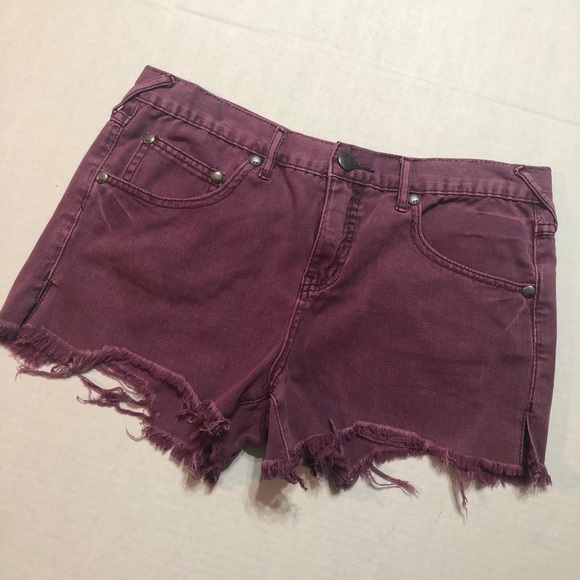 Free People Purple Shorts 0900 - Picture 4 of 8